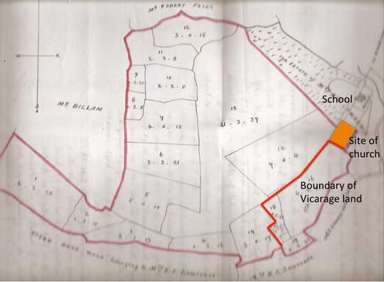 Dallowgill Vicarage Land Map